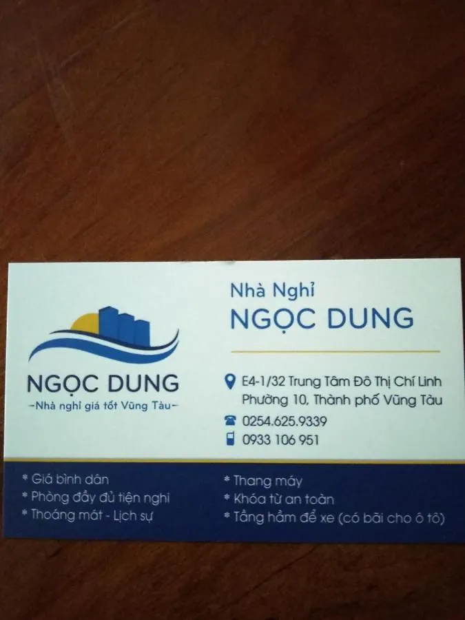Nha Nghi Ngoc Dung Apartment Vung Tau 0*,